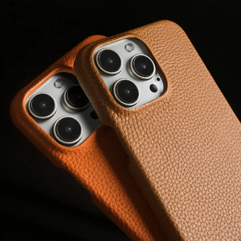 Genuine Leather Case for iPhone with Lanyard Strap